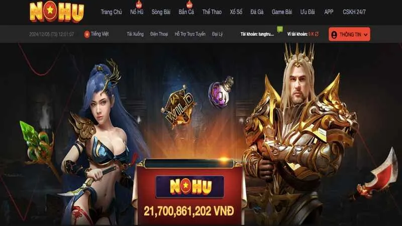 Giá trị nổ hũ khổng lồ tại nhà cái uy tín